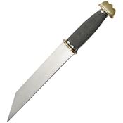 Pakistan 3340 Seax Wire Wrapped Handle Fixed Blade Knife