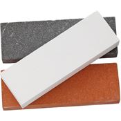 Rough Rider 3000 3pc Sharpening Stone Gray, Brown and White Set