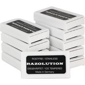 Razolution 85930 Razolution Shaving Stainless, Ice Tempered and Teflon Plated Blades