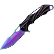 Tac Force 858RB Rainbow Assisted Opening Linerlock Folding Pocket Knife