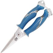 Camillus 18825 Cuda Snips Titanium Bonded Stainless Blade with Clear Rubberized Handle