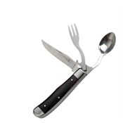 Elk Ridge 439W Hobo Knife Folding Pocket Knife with Black Wood Handle