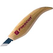 Flexcut KN11 Flexcut Skew Knife with Ergonomic Wood Handle