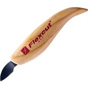 Flexcut KN26 Right-Handed Hook Knife with Ergonomic Wood Handle