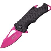MTech 882PK Pink Assisted Opening Framelock Folding Pocket Knife