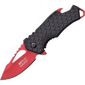 MTech 882RD Red Assisted Opening Framelock Folding Pocket Knife