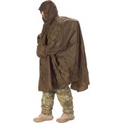 Snugpak 92295 Patrol Poncho Coyote Over The Head Design