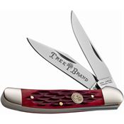 Boker 110746 Copperhead Folding Pocket Knife with Jigged Red Bone Handle