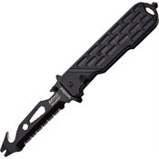 MTech A893BK Rescue Utility Assisted Opening Serrated Linerlock Knife