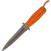 RUI Tactical 31993 Arrow Tactical Convertible Fixed Blade Knife with Orange Cord Wrapped Handles