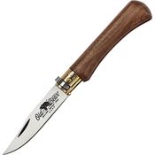 Old Bear 930119 Medium Folder Knife with Aged Walnut Wood Handle