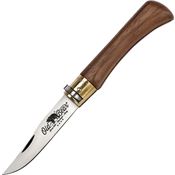 Old Bear 930121 Large Folder Knife with Aged Walnut Wood Handle