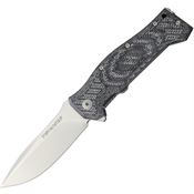 Viper 5922STW Ten Framelock Folding Pocket Knife with Silver Twill G-10 Handle