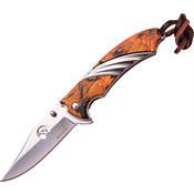 Elk Ridge A540CA Camo Assisted Opening Clip Point Linerlock Folding Pocket Knife