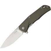 Lion Steel TREGGR TRE G-10 Green Framelock Folding Pocket Knife