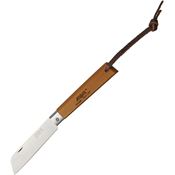 MAM 2042 Operario Folder Sheepsfoot Knife with Brown Beechwood Handle