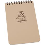 Rite in the Rain 946T 4 x 6 Top Spiral Notebook with Tan Polydura Cover
