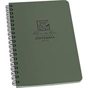 Rite in the Rain RIR-973 Green RiteRain 4.875x7 GR Notebook