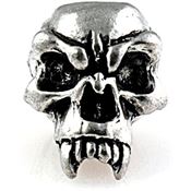 Schmuckatelli FP Schmuckatelli Company Fang Skull Bead Pewter