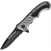 Smith & Wesson 16CP Extreme Ops Drop Point Linerlock Folding Pocket Knife with Gun Metal Gray Handles