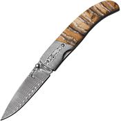 Browning 0242 Damascus Linerlock Mammoth