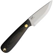 EnZo 9806 Necker 70 Fixed Blade Knife with Black Micarta Handle