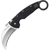 Cold Steel 22KFS Tiger Claw Serrated Lockback Folding Pocket Knife