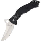 CSSD/SC Bram Frank Design SD04 LLC Bowie Standard Black Lockback Folding Pocket Knife