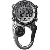 Dakota 3087 Digi Clip Watch Silver Finish