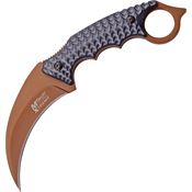 Mtech 8140bt Karambit Knife with Black and Gray G-10 Handle