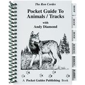 Books 2 Pocket Guide to Animals/Tracks Book with 28 Plastic Laminated Pages