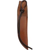 Xyz Brands 1158 Leather Sheath Knife with Brown Leather Construction