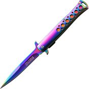 Tac Force 884RB Rainbow Assisted Opening Linerlock Folding Pocket Knife