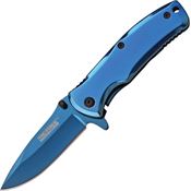 Tac Force 848BL Blue Assisted Opening Framelock Folding Pocket Knife