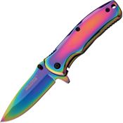 Tac Force 848RB Rainbow Assisted Opening Framelock Folding Pocket Knife