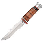 Case 10343 Leather Hunter Fixed Blade Knife