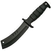 China Made 211224 Rubber Combat CleaverStandard Edge Stainless Cleaver Blade & Rubberized Handles
