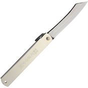 Higonokami 05SL No. 5 Silver Folding Pocket Knives with Stainless Handle