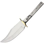 Blank 099 Fixed Blade Trailing Point with Brass Finger Guard