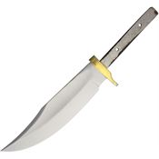 Blank 100 Fixed Blade Clip Point Skinner with Brass Finger Guard
