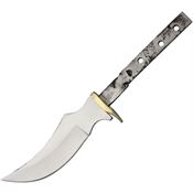 Blank 101 Fixed Blade Upswept Skinner with Brass Finger Guard