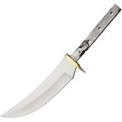 Blank 103 Fixed Blade Upswept Skinner with Brass Finger Guard