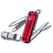 Swiss Army 06463T Victorinox Nail Clip 580 Features Blade with Nail Cleaner