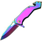 Tac Force 903RB Rainbow Assisted Opening Linerlock Folding Pocket Knife