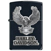 Zippo 12845 Harley Black Eagle World Famous Lighter