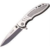 Tac Force 908CH Assisted Opening Framelock Folding Pocket Knife with Mirror Finished Stainless Handles
