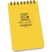 Rite in the Rain 135 Rite In The Rain Top Spiral Yellow 3X5 Notebook