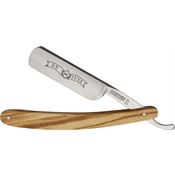 Giesen & Forsthoff 3706 Straight Razor Olive with Wood Handle