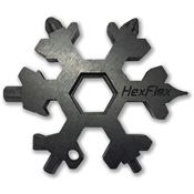 HexFlex BO23M Adventure Multi Tool Black Metric with Black Oxidized Construction