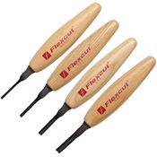 Flexcut MT400 Shallow U-Gouge Micro Wood Carving Tool Set